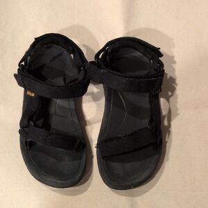 Teva Black Outdoor Sandals with Adjustable Straps